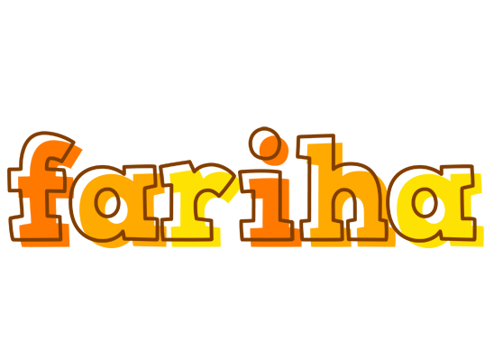 Fariha desert logo