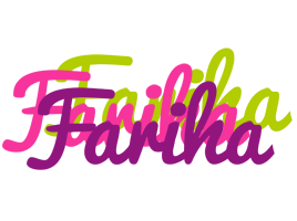 Fariha flowers logo