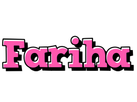 Fariha girlish logo