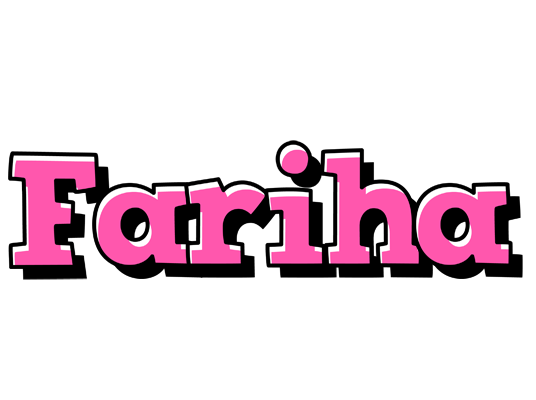 Fariha girlish logo