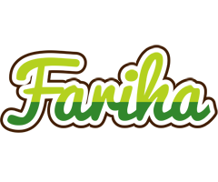 Fariha golfing logo