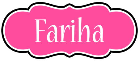 Fariha invitation logo