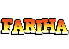 Fariha sunset logo