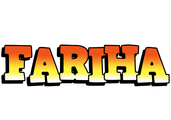 Fariha sunset logo