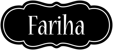 Fariha welcome logo