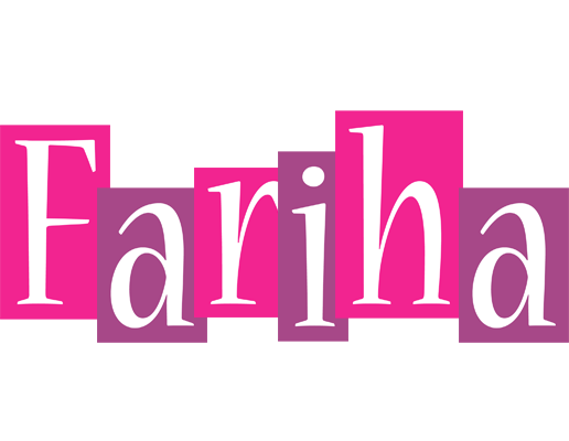 Fariha whine logo