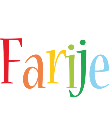 Farije birthday logo