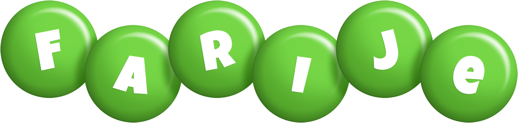 Farije candy-green logo