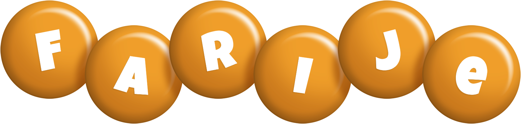 Farije candy-orange logo