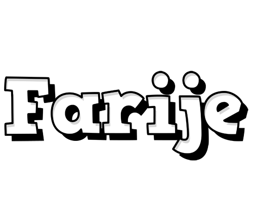 Farije snowing logo