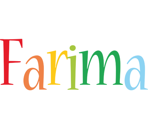 Farima birthday logo