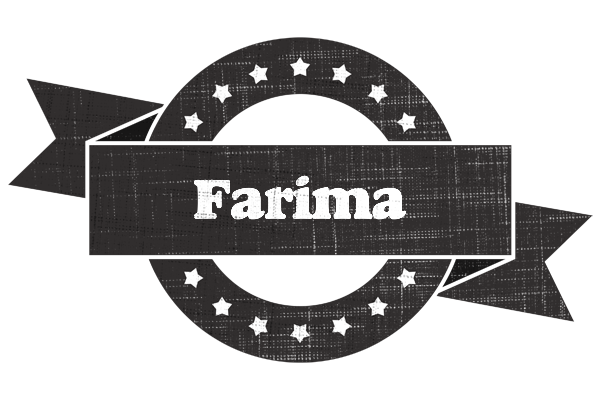 Farima grunge logo