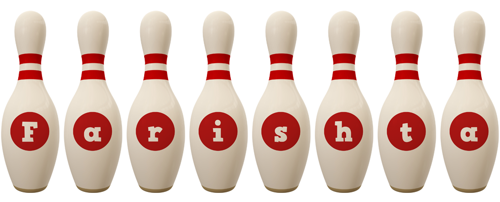 Farishta bowling-pin logo