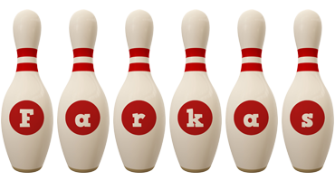 Farkas bowling-pin logo