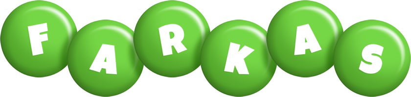 Farkas candy-green logo