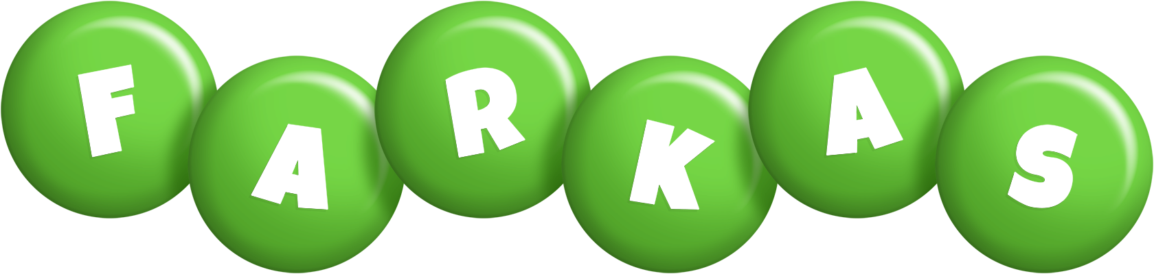Farkas candy-green logo