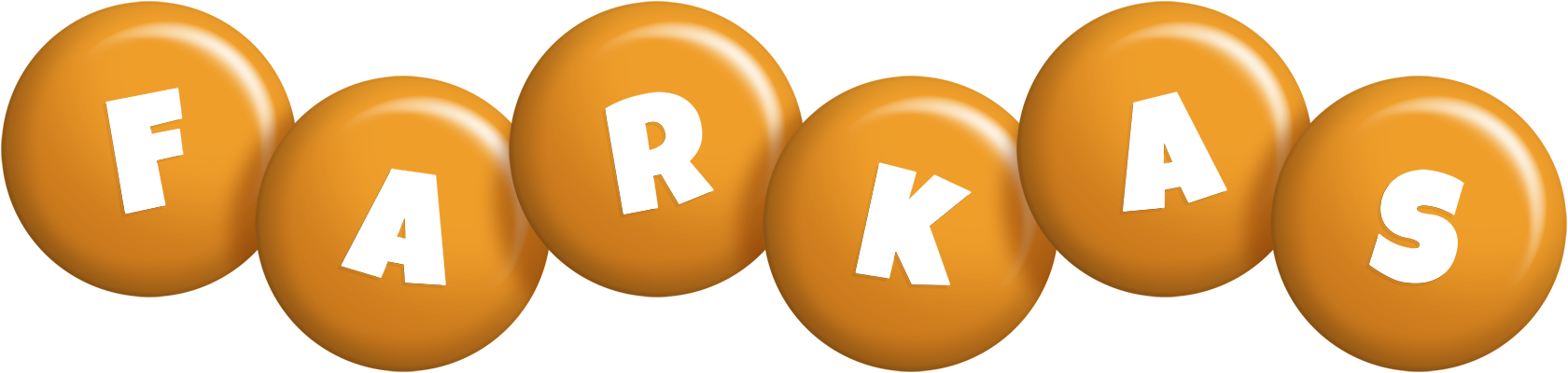 Farkas candy-orange logo