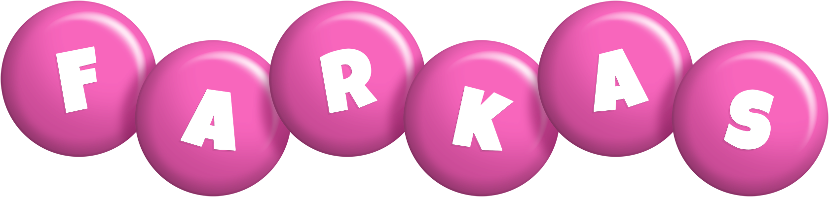 Farkas candy-pink logo