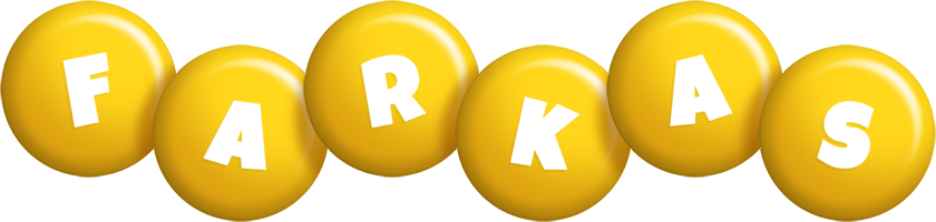 Farkas candy-yellow logo