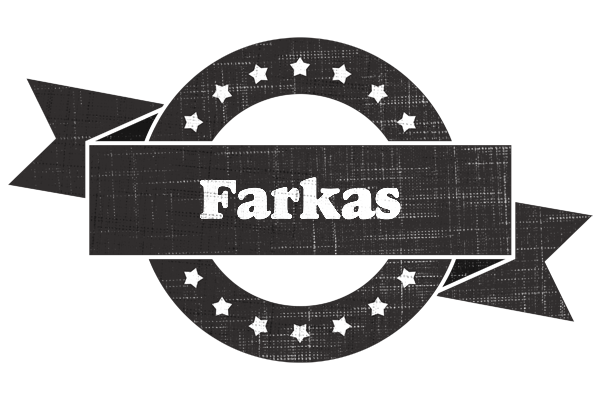 Farkas grunge logo