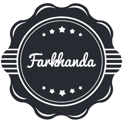 Farkhanda badge logo