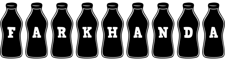 Farkhanda bottle logo