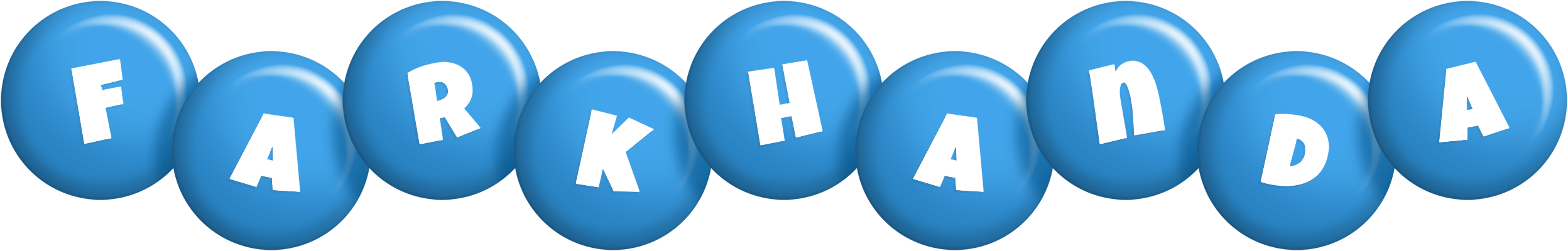 Farkhanda candy-blue logo
