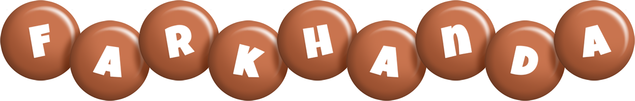 Farkhanda candy-brown logo