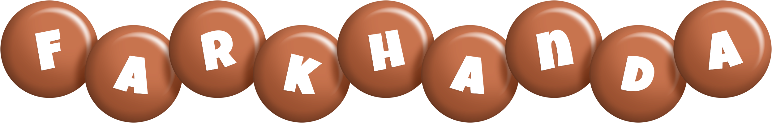 Farkhanda candy-brown logo