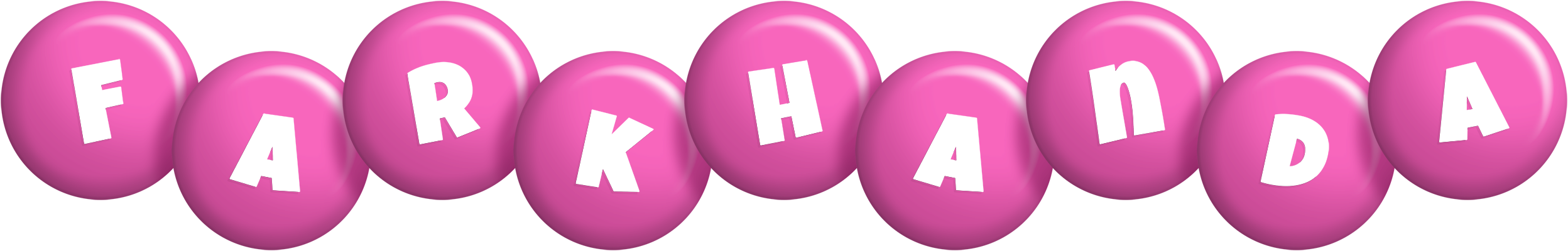 Farkhanda candy-pink logo
