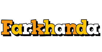 Farkhanda cartoon logo