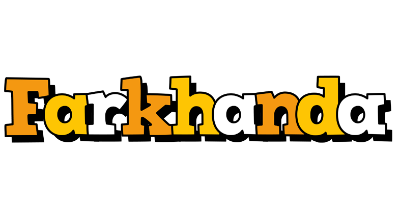 Farkhanda cartoon logo