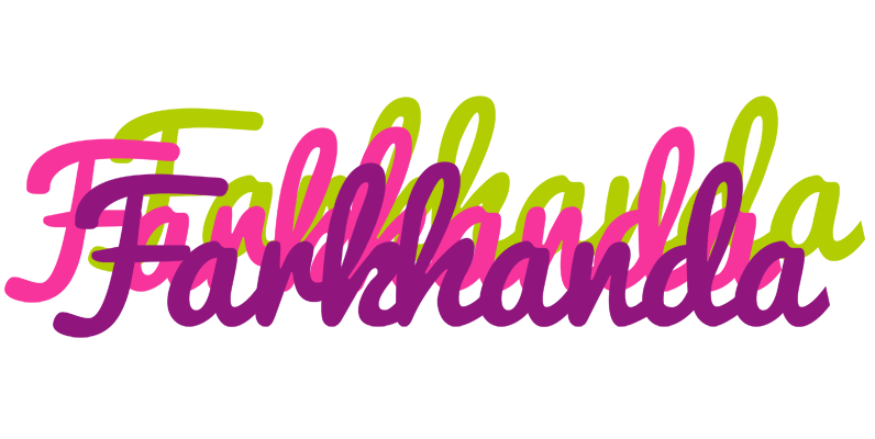 Farkhanda flowers logo