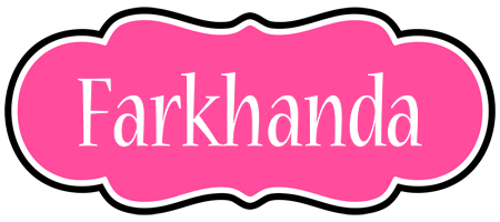 Farkhanda invitation logo