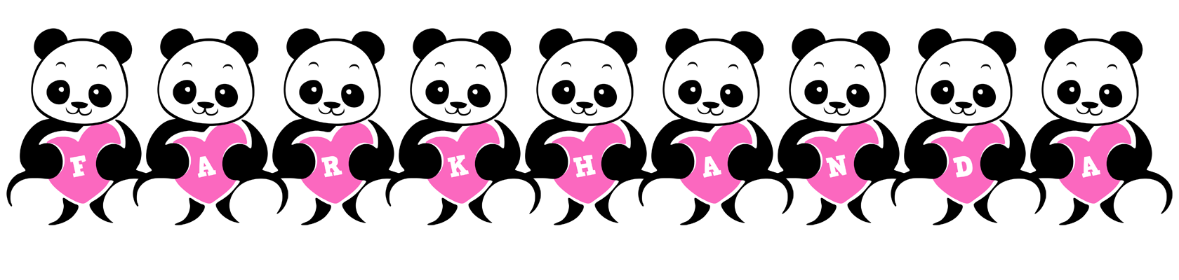 Farkhanda love-panda logo