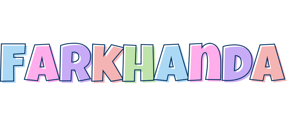 Farkhanda pastel logo