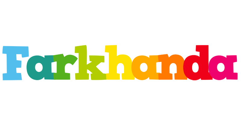 Farkhanda rainbows logo