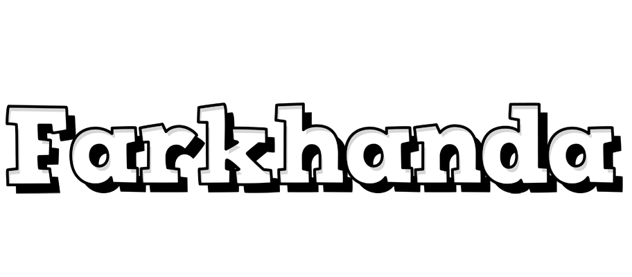 Farkhanda snowing logo