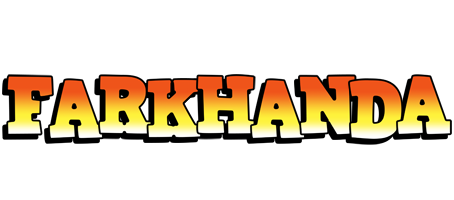 Farkhanda sunset logo