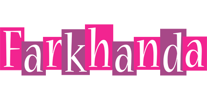 Farkhanda whine logo