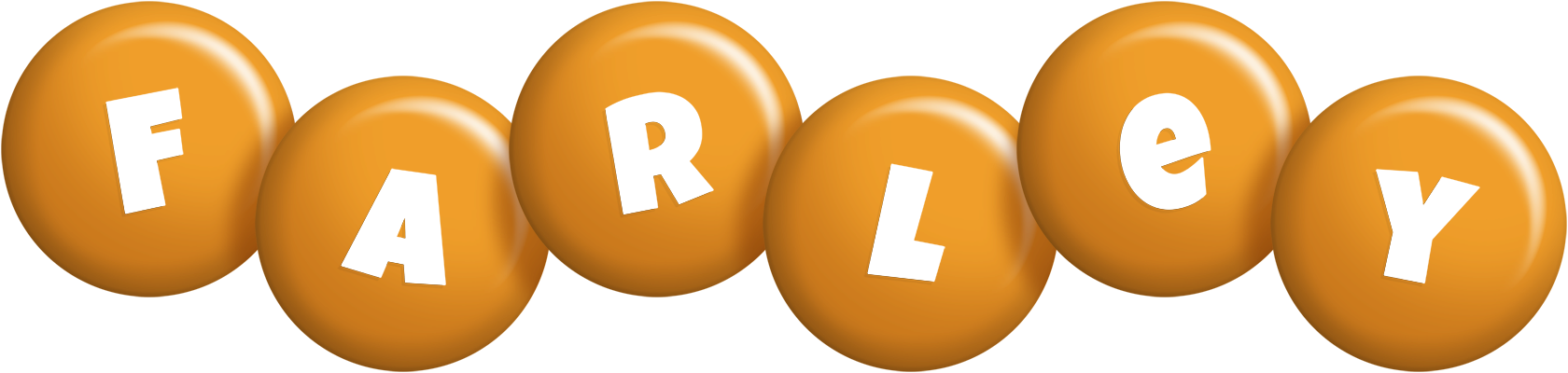Farley candy-orange logo