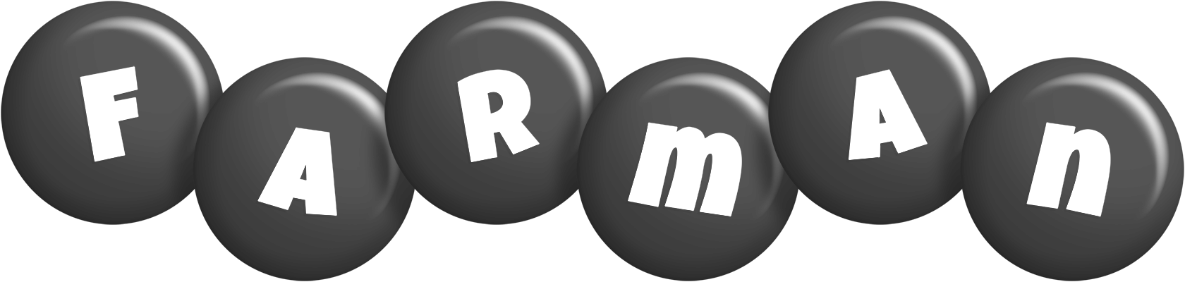 Farman candy-black logo