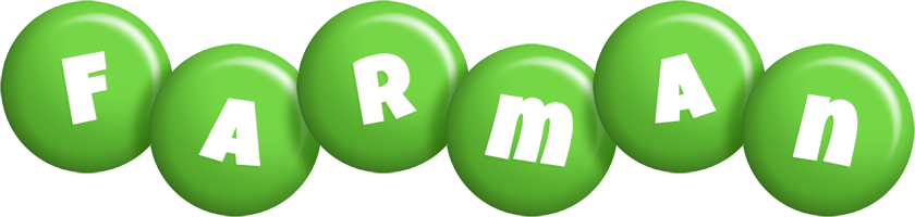 Farman candy-green logo