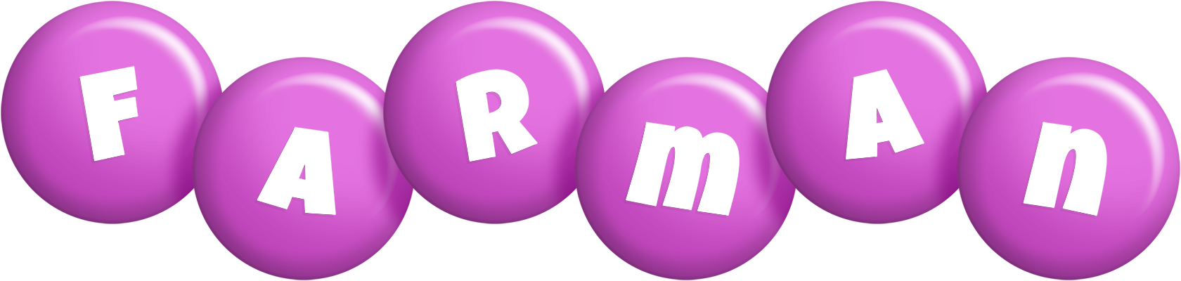 Farman candy-purple logo