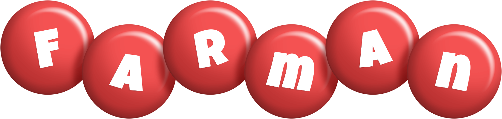Farman candy-red logo