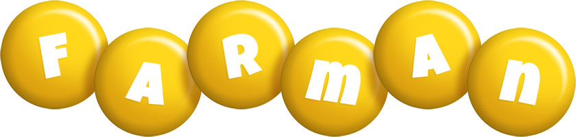 Farman candy-yellow logo