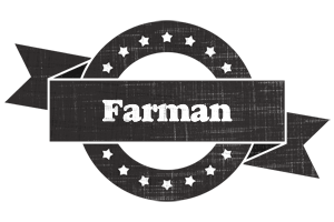 Farman grunge logo