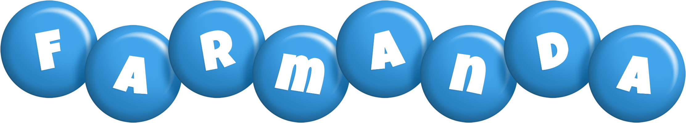 Farmanda candy-blue logo