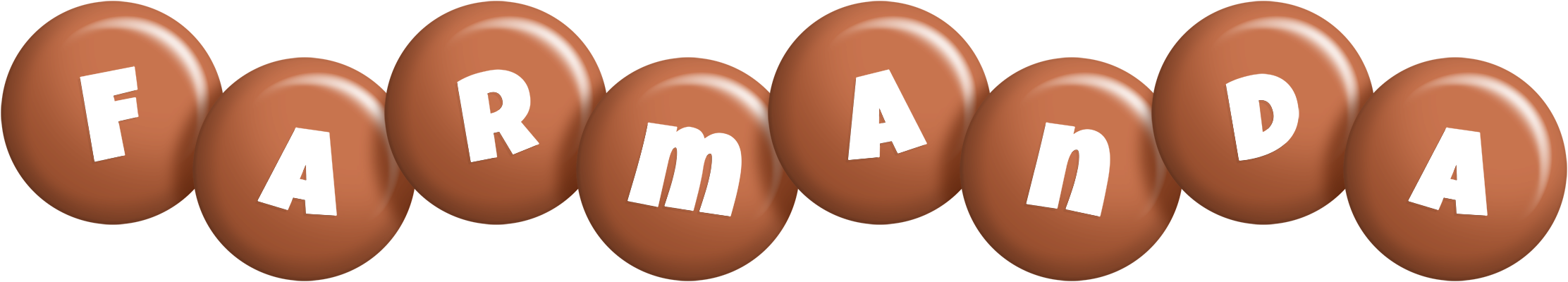 Farmanda candy-brown logo