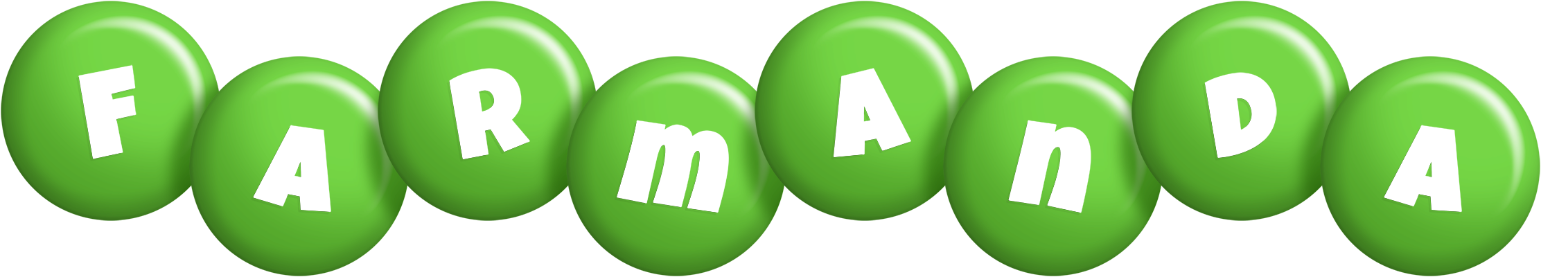 Farmanda candy-green logo